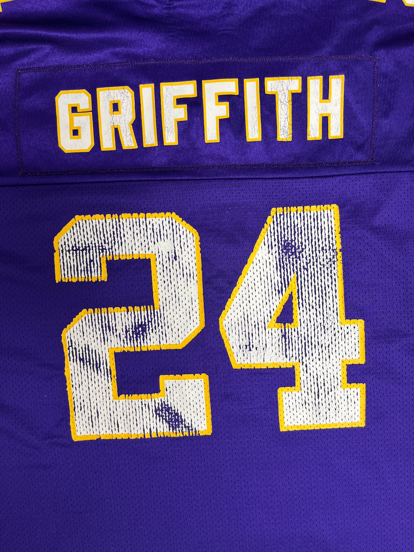 Minnesota Vikings Robert Griffith Football Jersey | Size XX-Large | Vintage 1990s Purple NFL Football Jersey |