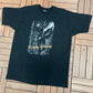 Kristy Young Get A Life Graphic Tee | Size X-Large | Vintage 1990s Promotional Black T-Shirt |