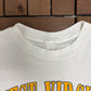 West Virginia Mountaineers Graphic Tee | Size Large | Vintage 1980s College White T-Shirt |