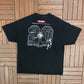 Negro Leagues Classic Baseball Graphic Tee | Size XX-Large | Vintage 2000s Baseball Black T-Shirt |
