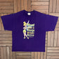 Tinkerbell Mood Subject To Change Graphic Tee | Size XX-Large | Vintage 2000s Disney Cartoon Purple T-Shirt |