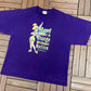 Tinkerbell Mood Subject To Change Graphic Tee | Size XX-Large | Vintage 2000s Disney Cartoon Purple T-Shirt |