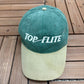 Top-Flite Embroidered Graphic Hat | Metal Clasp | Vintage 1990s Branded Golf Green Cap |