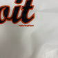 Detroit Tigers Stitched Windbreaker | Size X-Large | Vintage 2000s MLB Baseball White Jacket |