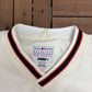 Detroit Tigers Stitched Windbreaker | Size X-Large | Vintage 2000s MLB Baseball White Jacket |