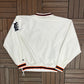 Detroit Tigers Stitched Windbreaker | Size X-Large | Vintage 2000s MLB Baseball White Jacket |