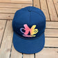 Toronto Canadian National Exhibition CNE Graphic Hat | Snap Back | Vintage 1990s Tourist Blue Cap |
