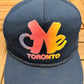 Toronto Canadian National Exhibition CNE Graphic Hat | Snap Back | Vintage 1990s Tourist Blue Cap |