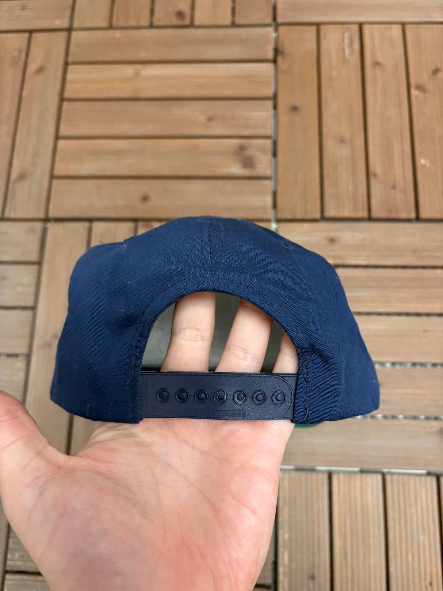 Toronto Canadian National Exhibition CNE Graphic Hat | Snap Back | Vintage 1990s Tourist Blue Cap |