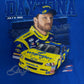 Dale Earnhardt & Dale Earnhardt Jr. Daytona Graphic Tee | Size Large | Vintage 2000s Blue NASCAR Racing T-Shirt |