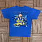 Dale Earnhardt & Dale Earnhardt Jr. Daytona Graphic Tee | Size Large | Vintage 2000s Blue NASCAR Racing T-Shirt |