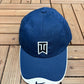 Tiger Woods Nike Embroidered Graphic Hat | Metal Clasp | Vintage 2000s Branded Golf Blue Cap |