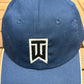 Tiger Woods Nike Embroidered Graphic Hat | Metal Clasp | Vintage 2000s Branded Golf Blue Cap |