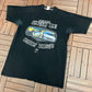 They Tryin' To Catch Me Ridin' DIrty Graphic Tee | Size X-Large | Vintage 2000s Funny Black T-Shirt |