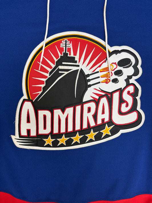 Norfolk Admirals Paul Szczechura Hockey Jersey | Size 52/Large | Vintage 2000s Blue AHL Hockey Jersey |