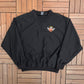 Apol's Harley Davidson Embroidered Graphic Windbreaker | Size X-Large | Vintage 2000s Black Light Jacket |