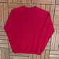 Virginia Tech Hokies Peach Bowl 1986 Graphic Crewneck | Size Medium | Vintage 1980s College Red Sweater |