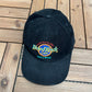 Hard Rock Cafe Hollywood Graphic Hat | Snap Back | Vintage 1990s Tourist Promotional Cap |