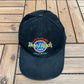 Hard Rock Cafe Hollywood Graphic Hat | Snap Back | Vintage 1990s Tourist Promotional Cap |