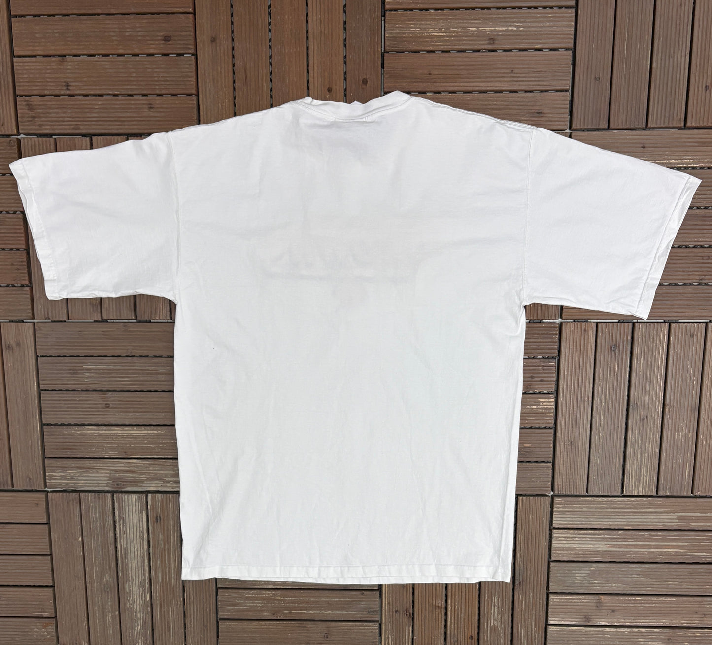Cleveland Browns Stitched Graphic Tee | Size X-Large | Vintage 1990s NFL Football White T-Shirt |