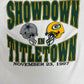 Green Bay Packers Showdown In Titletown Graphic Tee | Size Large | Vintage 1990s NFL Football White T-Shirt |