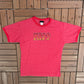 Kiss Rock Band Graphic Tee | Size Youth Large | Vintage 1990s Rock Band Promotional Red T-Shirt |
