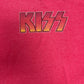 Kiss Rock Band Graphic Tee | Size Youth Large | Vintage 1990s Rock Band Promotional Red T-Shirt |