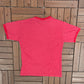 Kiss Rock Band Graphic Tee | Size Youth Large | Vintage 1990s Rock Band Promotional Red T-Shirt |