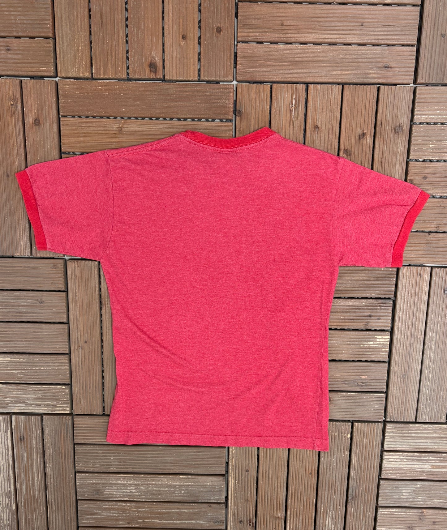 Kiss Rock Band Graphic Tee | Size Youth Large | Vintage 1990s Rock Band Promotional Red T-Shirt |