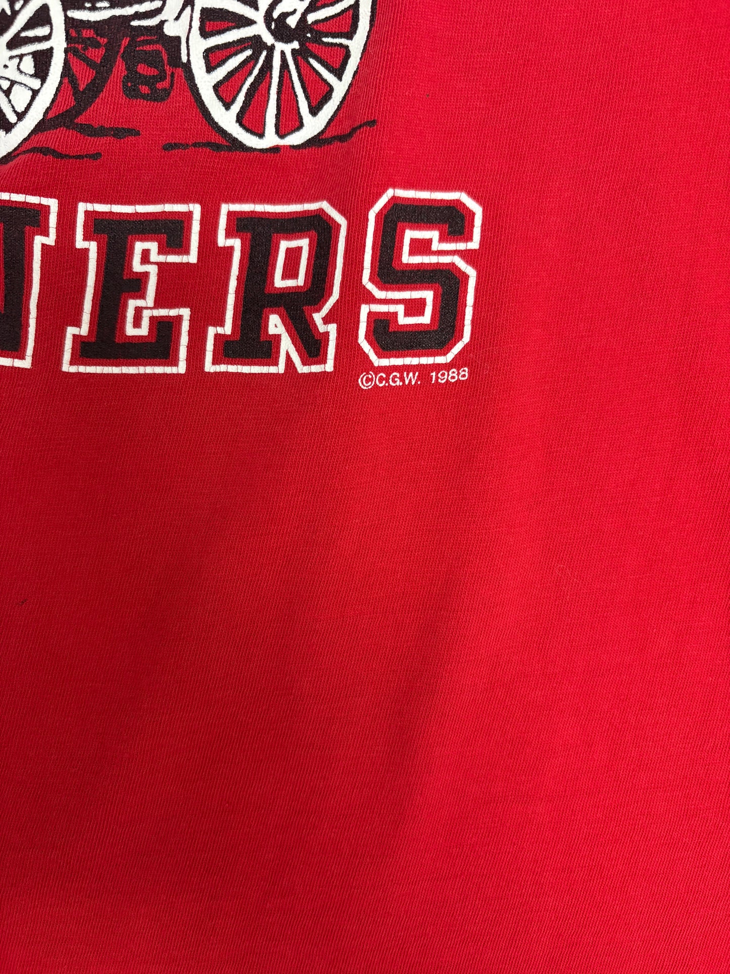 Oklahoma Sooners Graphic Tee | Size X-Large | Vintage 1980s College Red T-Shirt |