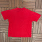 Oklahoma Sooners Graphic Tee | Size X-Large | Vintage 1980s College Red T-Shirt |