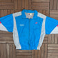 Penn State Nittany Lions Basketball Graphic Windbreaker | Size Large | Vintage 1980s Nike College Blue Windbreaker Jacket |
