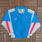 Penn State Nittany Lions Basketball Graphic Windbreaker | Size Large | Vintage 1980s Nike College Blue Windbreaker Jacket |