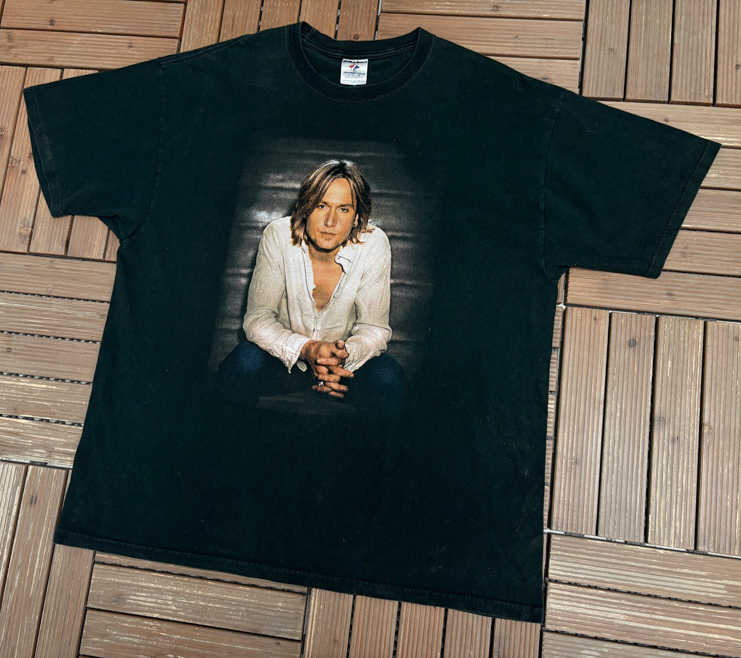 Keith Urban American Tour 2003 Graphic Tee | Size XX-Large | Vintage 2000s Country Music Black T-Shirt |