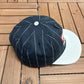 Dale Earnhardt Pinstripe Graphic Hat | Snap Back | Vintage 1990s NASCAR Racing Black Cap |