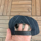 Dale Earnhardt Pinstripe Graphic Hat | Snap Back | Vintage 1990s NASCAR Racing Black Cap |