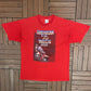 American Wheels Festival 1996 Graphic Tee | Size X-Large | Vintage 1990s Biker Red T-Shirt |