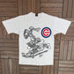 Chicago Cubs Looney Tunes Graphic Tee | Size Large | Vintage 1990s MLB Baseball Grey T-Shirt |