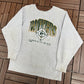 Green Bay Packers Graphic Crewneck | Size Medium | Vintage 1990s NFL Football Grey Sweater |