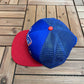 New York Giants Graphic Hat | Snap Back | Vintage 1990s NFL Football Trucker Blue Cap |