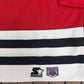 Chicago Blackhawks Stitched Hockey Jersey | Size Large | Vintage 1990s Starter NHL Hockey Red Jersey |