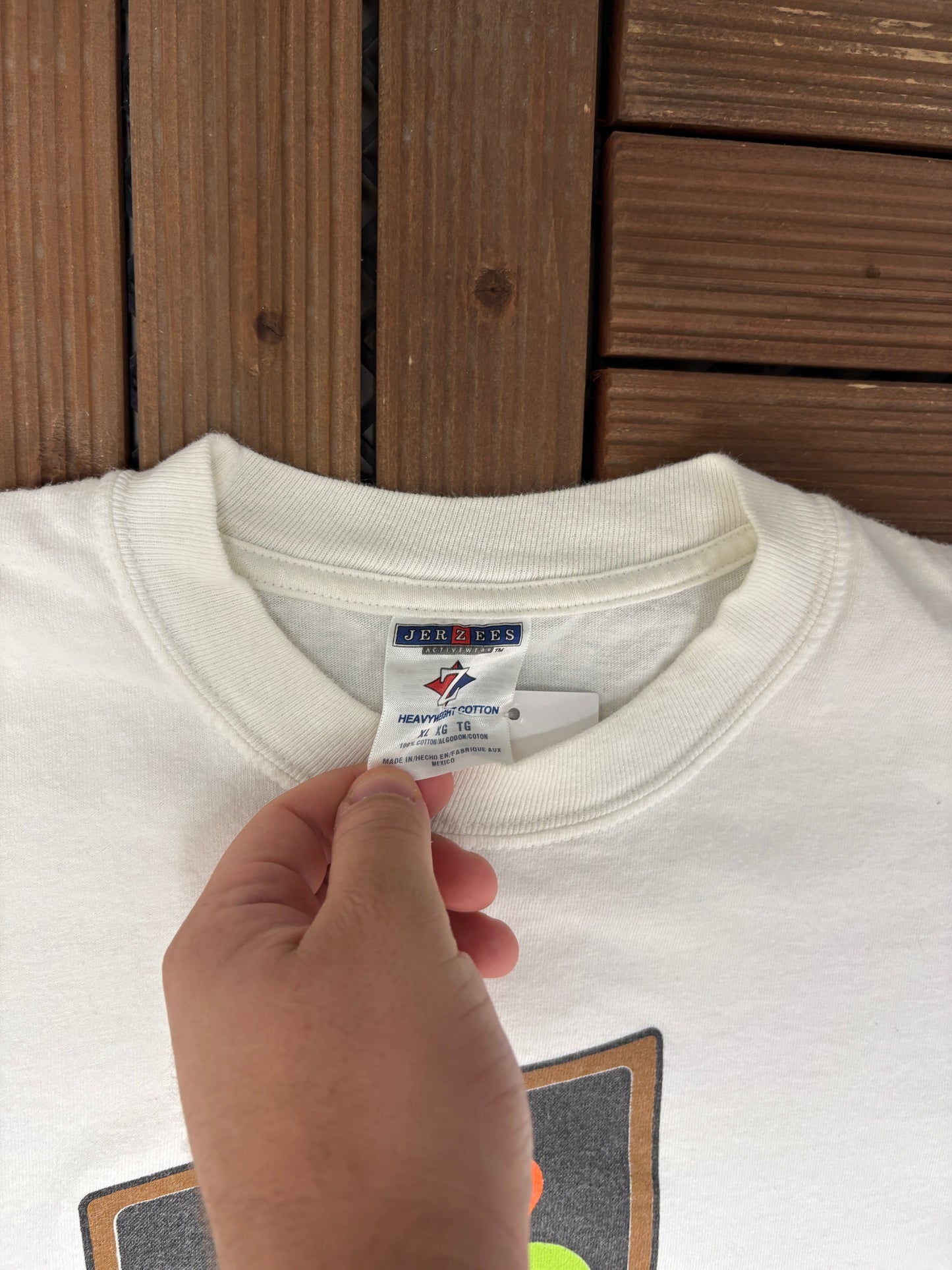 Nickelodeon Takes Over Your School Graphic Tee | Size X-Large | Vintage 1990s Cartoon White T-Shirt |