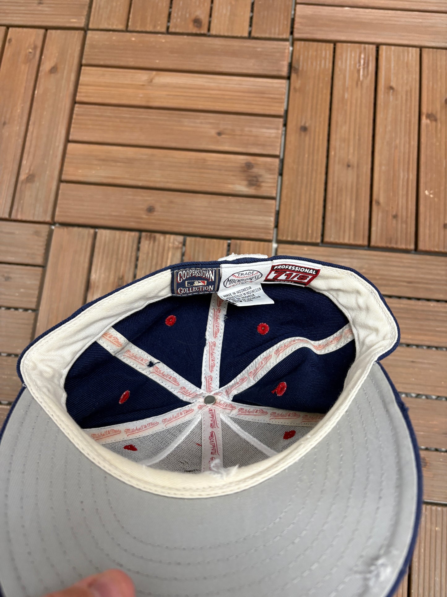 St. Louis Cardinals Embroidered Graphic Hat | Size 7 1/8 | Vintage 2000s MLB Baseball Blue Cap |