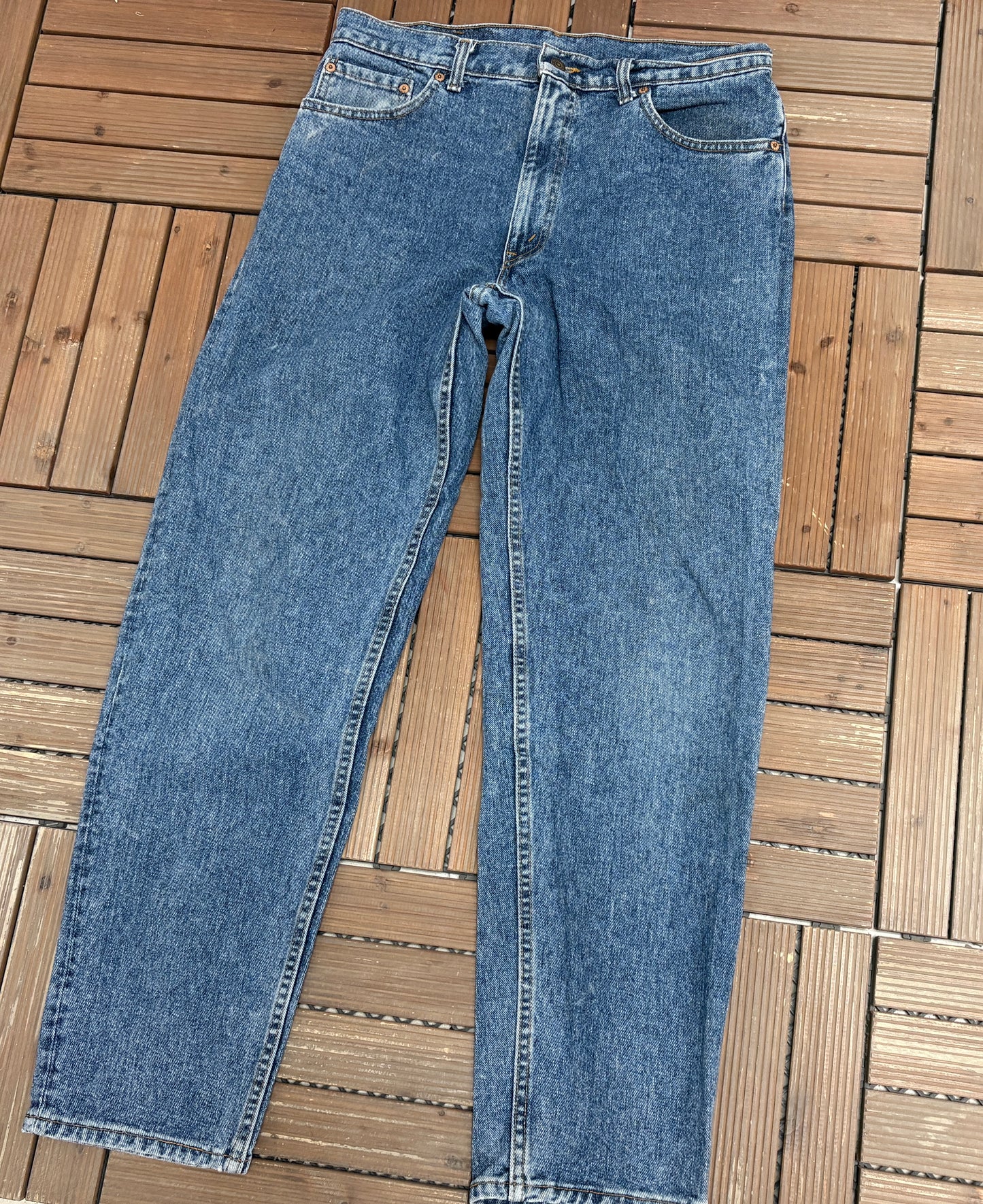Levi Strauss & Co 550 Blue Denim Jeans | Size 35 x 32 | Vintage 2000s Levi's Blue Jeans |