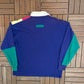 Brooks Brothers Striped Polo Shirt | Size X-Large | Vintage 1990s Colourful Collared Long Sleeve |