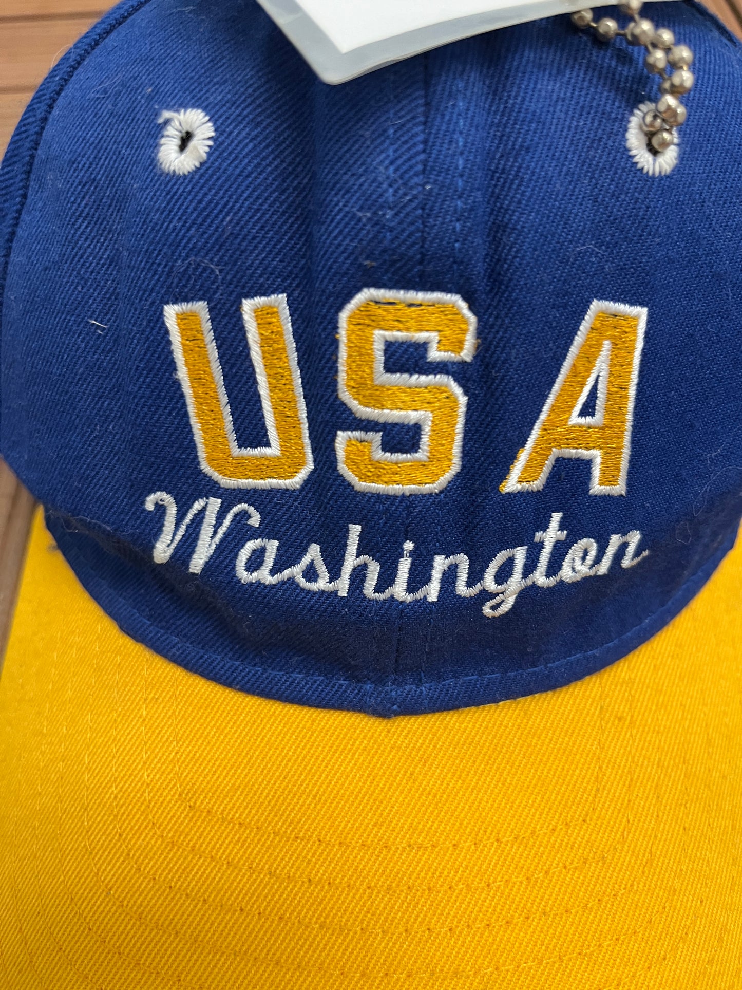 Washington, USA CABA World Series Graphic Hat | Snap Back | Vintage 1990s Baseball Blue Cap |