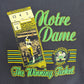 Notre Dame Fighting Irish The Winning Ticket Graphic Crewneck | Size Large | Vintage 1980s College Blue Sweater |
