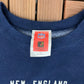 New England Patriots Tom Brady Graphic Crewneck | Size X-Large | Vintage 2000s NFL Football Blue Sweater |