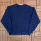 New England Patriots Tom Brady Graphic Crewneck | Size X-Large | Vintage 2000s NFL Football Blue Sweater |