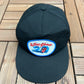 Rolling Stones Patch Graphic Hat | Snap Back | Vintage 1990s Rock Band Black Cap |